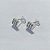BRINCO FOLHEADO A PRATA + VERNIZ DIAMOND - BRINCO DE PINO COM MICRO ZIRCÔNIAS 6MM PRBR001619 - Imagem 2