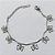 PULSEIRA EM AÇO INOXIDÁVEL - PULSEIRA 17CM COM BORBOLETAS VAZADAS E FECHO LAGOSTA - ACPS000776 - Imagem 1