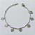PULSEIRA EM AÇO INOXIDÁVEL - PULSEIRA 17CM COM CORAÇÕES LISOS E PENDURADOS E FECHO LAGOSTA - ACPS000777 - Imagem 1