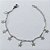 PULSEIRA EM AÇO INOXIDÁVEL - PULSEIRA 19CM COM ESTRELAS LISAS E PENDURADAS E FECHO LAGOSTA - ACPS000778 - Imagem 1