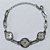 PULSEIRA EM AÇO INOXIDÁVEL - PULSEIRA 19CM COM TREVOS BRANCOS + FECHO LAGOSTA ACPS000780 - Imagem 1