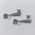BRINCO EM AÇO INOXIDÁVEL- BRINCO DE PINO COM BASE LISA PINGENTE ZIRCÔNIA REDONDA 8MM ACBR000553 - Imagem 2
