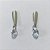 BRINCO EM AÇO INOXIDÁVEL- BRINCO DE PINO COM BASE LISA PINGENTE ZIRCÔNIA REDONDA 8MM ACBR000553 - Imagem 1