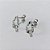 BRINCO EM AÇO INOXIDÁVEL- BRINCO DE PINO GOTA MARTELADA 10MM ACBR000556 - Imagem 2