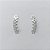 BRINCO EM AÇO INOXIDÁVEL- BRINCO DE PINO ESTRELAS VAZADAS 6X20MM ACBR000559 - Imagem 1