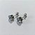 BRINCO EM AÇO INOXIDÁVEL- BRINCO DE PINO ZIRCÔNIA REDONDA 8MM ACBR000564 - Imagem 2