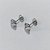 BRINCO EM AÇO INOXIDÁVEL- BRINCO DE PINO ZIRCÔNIA REDONDA 8MM ACBR000565 - Imagem 2