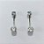 BRINCO EM AÇO INOXIDÁVEL- BRINCO DE PINO COM ZIRCÔNIAS REDONDA 6/8MM ACBR000566 - Imagem 1