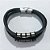 PULSEIRA EM AÇO INOXIDÁVEL - PULSEIRA COM COURO E AÇO INOXIDÁVEL 3 EM 1 ACPS000806 - Imagem 2