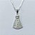 GARGANTILHA FOLHEADA A PRATA COM 50 MILÉSIMOS + VERNIZ DIAMOND - GARGANTILHA COM PINGENTE NOSSA SENHORA APARECIDA 13X21MM PRGG001551 - Imagem 2