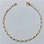 PULSEIRA FOLHEADA A OURO - BANHADO COM 3 MILÉSIMOS + VERNIZ DIAMOND - PULSEIRA 1X1 20CM LARGURA 2MM OUPS000199 - Imagem 1