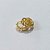 BRINCO FOLHEADO A OURO 3 MILÉSIMOS + VERNIZ DIAMOND BRINCO DE ARGOLA TRANÇADAS 11MM OUBR000710 - Imagem 2
