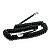 Cabo Espiral para Telefone Fixo 1m Preto - Imagem 1