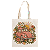 Ecobag Fusca Rosa com Flores - Imagem 1