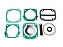 JOGO DE REPARO DO COMPRESSOR A AR KNORR - MERCEDES (0001308020 / 009862) - Imagem 1