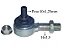 TERMINAL CÂMBIO 14X1,5 PINO 10X1,25MM - MERCEDES (0009969545 / 002390) - Imagem 1