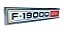 Emblema Lateral Da F-19000 Original Ford D2tu16b798e - Imagem 1
