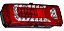 LANTERNA TRASEIRA LED MERCEDES ACTROS DIREITO C/VIGIA COM SIRENE 12/24V 2021... - Imagem 1