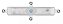 LANTERNA INTERNA C/6 LEDS C/LENTE DIFUSA CRISTAL - Imagem 1