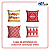 Capas De Almofada 45x45 Estampadas Festa Natal C Ziper Kit 4 - Imagem 3
