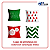 Capas De Almofada 45x45 Estampadas Festa Natal C Ziper Kit 4 - Imagem 4
