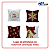 Capas De Almofada 45x45 Estampadas Festa Natal C Ziper Kit 4 - Imagem 6