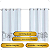 Cortina Blackout Corta Luz Estampada 2,20m x 1,30m P Cozinha - Imagem 2