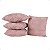 Kit 4 Capas Almofada Anevely 45 x 45cm Micro Percal 300 Fios - Imagem 8
