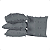 Kit 4 Capas Almofada Pufi 45x45cm Micro Percal 300 Fios Sofa - Imagem 7