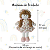 Boneca Pano Malha 37cm Brinquedo Decorativa Artesanal Menina Fofura Meiga Presente - Imagem 17