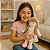Boneca Pano Malha 37cm Brinquedo Decorativa Artesanal Menina Fofura Meiga Presente - Imagem 20