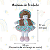 Boneca Pano Malha 37cm Brinquedo Decorativa Artesanal Menina Fofura Meiga Presente - Imagem 3