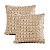 Kit 2 Capas De Almofada 45x45 Flannel Jacquard Diamante Sofa - Imagem 8