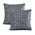 Kit 2 Capas De Almofada 45x45 Flannel Jacquard Diamante Sofa - Imagem 9