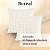 Kit 2 Capas De Almofada 45x45 Flannel Jacquard Diamante Sofa - Imagem 3