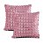 Kit 2 Capas De Almofada 45x45 Flannel Jacquard Diamante Sofa - Imagem 10