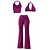Kit Promocional Calça Wide leg + Top Aquarius + Top Cherry - Imagem 1