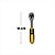 Catraca reversível para soquete 1/4" x 150 mm emborrachado Vonder - Imagem 3