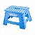 Banqueta plástica dobrável azul 220 mm - Vonder - Imagem 3