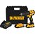 Parafusadeira/furadeira impacto 1/2" + 2 baterias 20 V e carregador DEWALT - Imagem 1