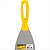 Espátula aço inox lisa 80 mm cabo plástico - Vonder - Imagem 3