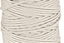 Corda multifilamento trançada 6,0mm X 180m Branca - Vonder - Imagem 3