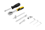 Kit soquetes e ponteiras encaixe 1/4" 4 a 13 mm com 33 peças Vonder - Imagem 3