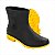Bota de PVC preta e amarela cano 3/4 com forro N 39 - Vonder - Imagem 3