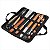 Kit de utensílios para churrasco em aço inox com 10 peças - Vonder - Imagem 1