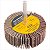 Roda de lixa 60 mm x 20 mm com haste grão 80 - Vonder - Imagem 1