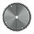 Lâmina serra circular com 60 dentes de metal duro/vídea 250 x 30 mm Vonder - Imagem 3