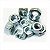 Porca sextavada 1/4" UNC zincada 100 unidades - Vonder - Imagem 2