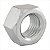 Porca sextavada 1/4" UNC zincada 100 unidades - Vonder - Imagem 1