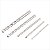 Kit de brocas para concreto ponta de metal duro 4 mm a 10 mm 5 peças Vonder - Imagem 1